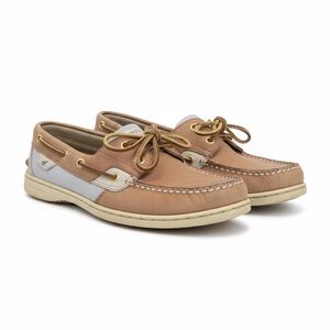 Sperry top sider womens size 9 gold and tan